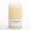 New Flamant Beth, Kaars, Kleur Creme, 9X15Cm