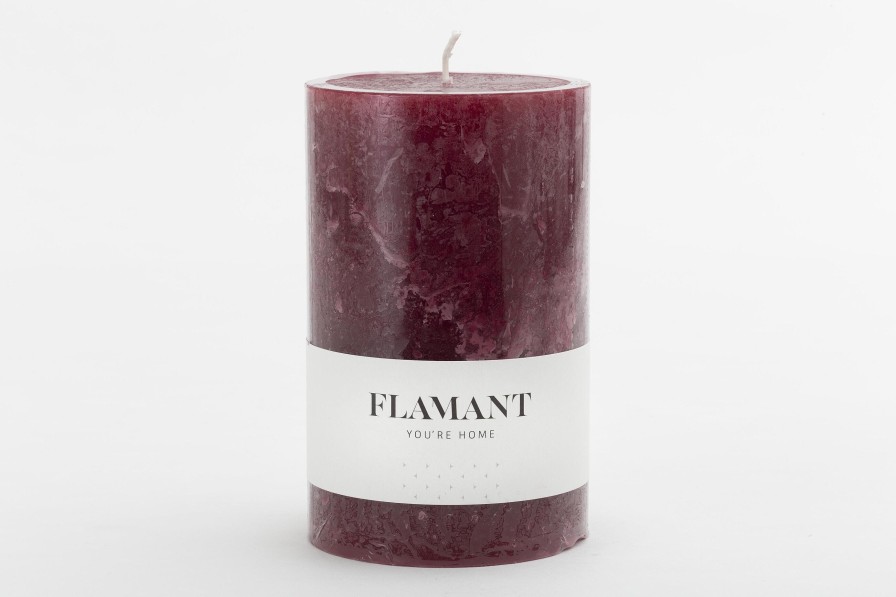 Online Flamant Beth, Kaars, Kleur Balmoral Rood, 9X15Cm