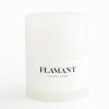 Wholesale Flamant Beth, Kaars, Kleur Wit, 9X11,5Cm
