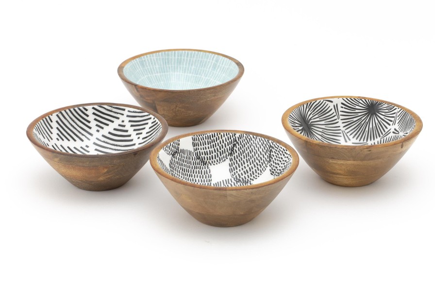 Clearance Flamant Veralie, Kom, Hout, Model 3