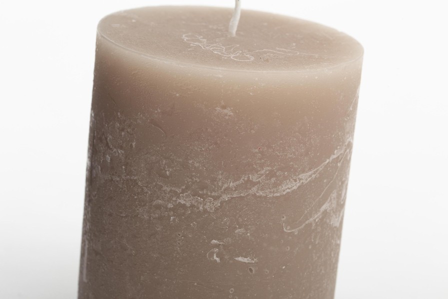 Wholesale Flamant Beth, Kaars, Kleur Taupe, 7X11,5Cm