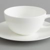 Hot Flamant Cathy, Kop En Schotel, Porselein, Wit, 200 Ml