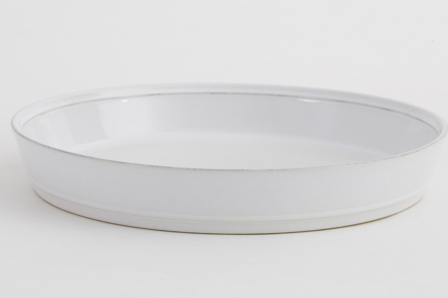 New Flamant Jille, Taartvorm, Keramiek, Wit, 30Cm
