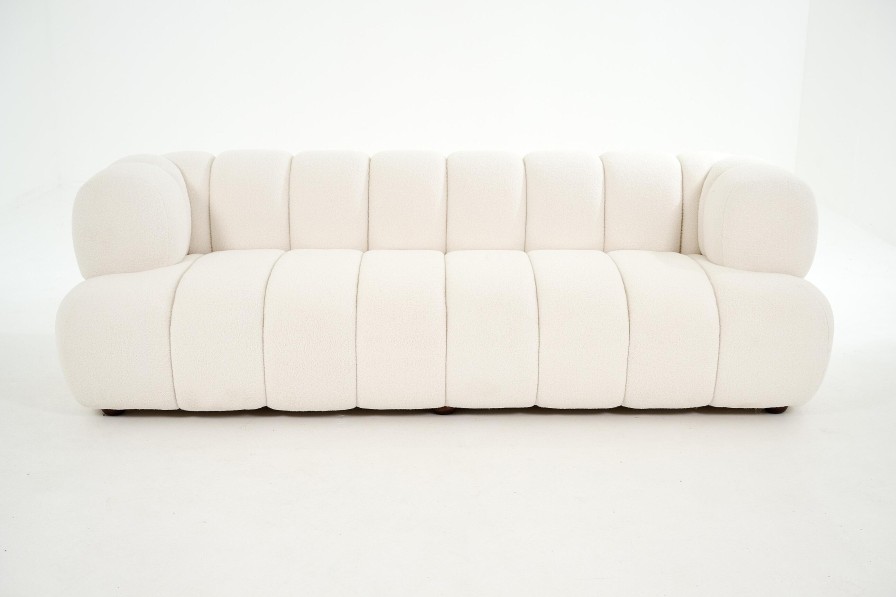 Wholesale Flamant Dallas, Bank, Wit, Boucle, 3-Zitsbank