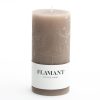 Clearance Flamant Beth, Kaars, Kleur Taupe, 7X15Cm