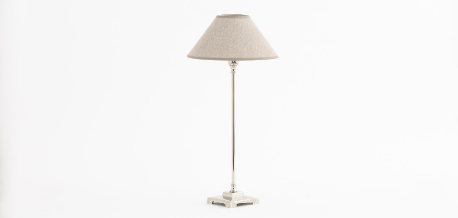 Clearance Flamant Horton, Tafellamp, Messing En Nikkel