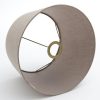 Best Flamant Lindro, Lampenkap, Naturel En Grijs, Cilinder, 30 Cm