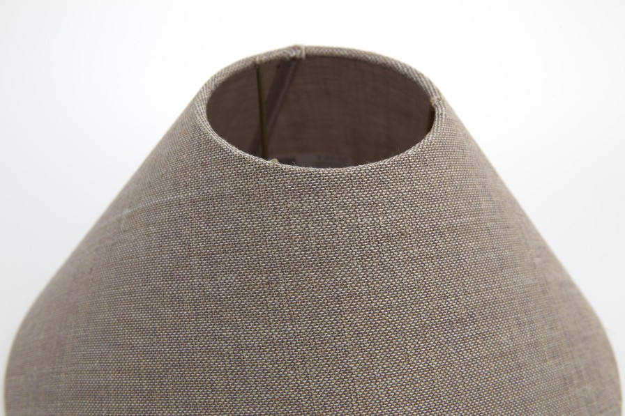 Hot Flamant Circum, Lampenkap, Naturel En Grijs, Conisch, 55 Cm