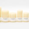 Clearance Flamant Beth, Kaars, Kleur Creme, 9X20Cm