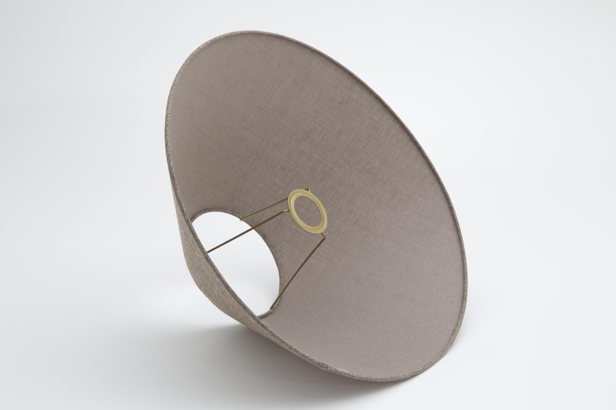 New Flamant Circum, Lampenkap, Naturel En Grijs, Conisch, 45 Cm