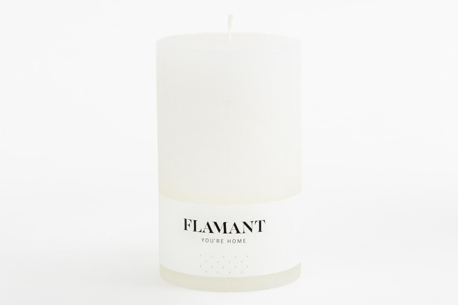 Online Flamant Beth, Kaars, Kleur Wit, 9X15Cm
