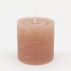 Clearance Flamant Celine, Kaars, Kleur Sienna Rood, 7X8Cm