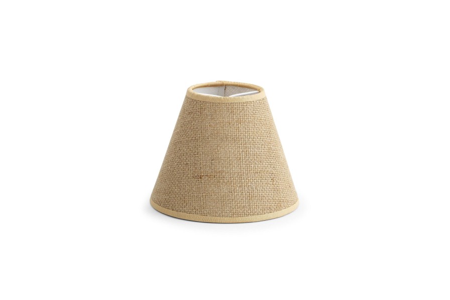 Hot Flamant Clips, Lampenkap, Jute, Conisch, 14 Cm