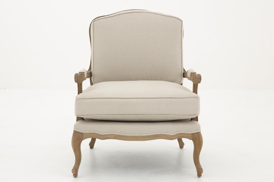 Clearance Flamant Sally, Fauteuil, Natuurlijk Linnen