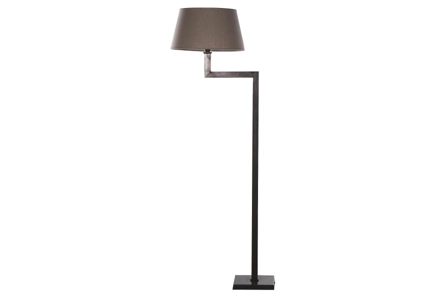 Best Flamant Martha, Staande Lamp, Bruin/Zwart, Messing