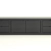 Wholesale Flamant Bjorn, Tv-Meubel, Zwart, 2 Deuren, 4 Lades
