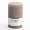Hot Flamant Beth, Kaars, Kleur Taupe, 9X15Cm