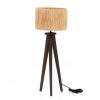 Clearance Flamant Maeve, Tafellamp Met Kap, Hout En Raffia