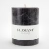 New Flamant Beth, Kaars, Kleur Zwart, 9X11,5Cm