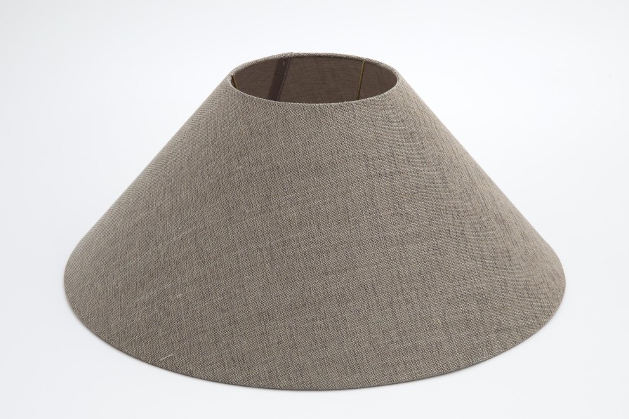 New Flamant Circum, Lampenkap, Naturel En Grijs, Conisch, 45 Cm