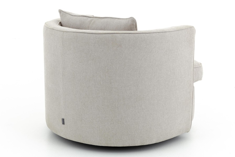 New Flamant Nelia, Fauteuil, Naturel, Draaibaar