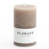 Wholesale Flamant Beth, Kaars, Kleur Taupe, 7X11,5Cm