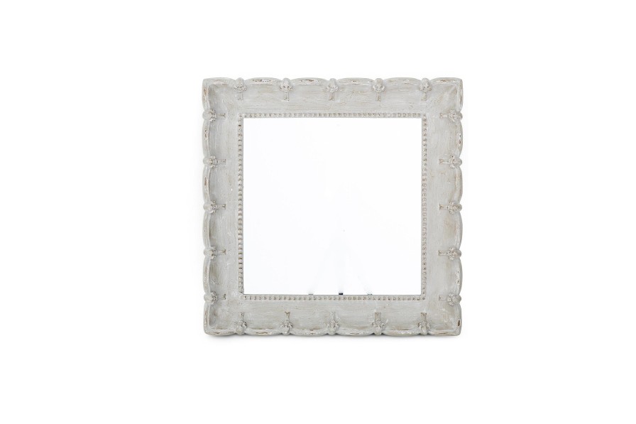 Online Flamant Pucky, Spiegel, Grijs Frame