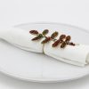 Hot Flamant Rawas, Servetring, Kralen, Blad
