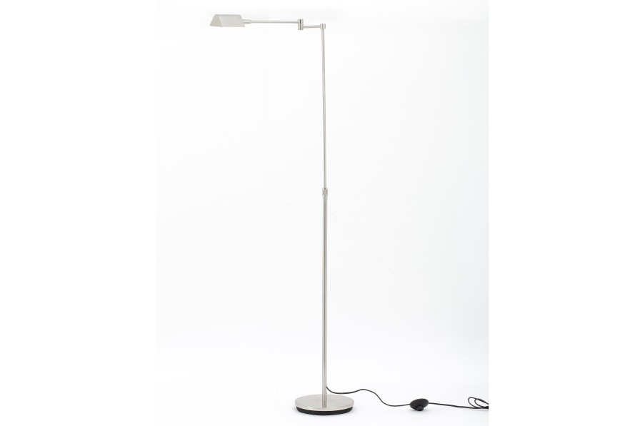 Clearance Flamant Mezzo, Vloerlamp, Chroom, Uitschuifbaar