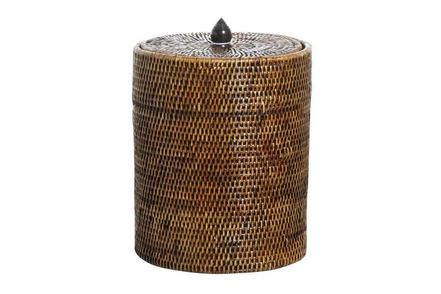 Best Flamant Togo, Afvalbak, Met Deksel, Riet