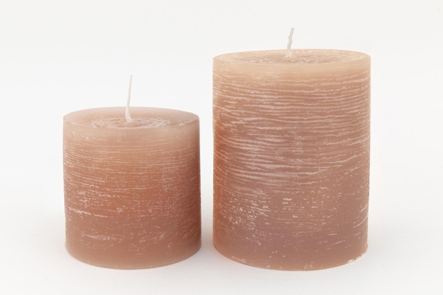Clearance Flamant Celine, Kaars, Kleur Sienna Rood, 7X8Cm