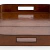 Clearance Flamant Manhattan, Dienblad, Bruin Leer