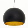 Hot Flamant Roberts, Hanglamp, Zwart/Goud